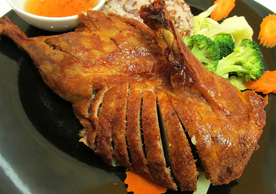 CRISPY ROASTED DUCK